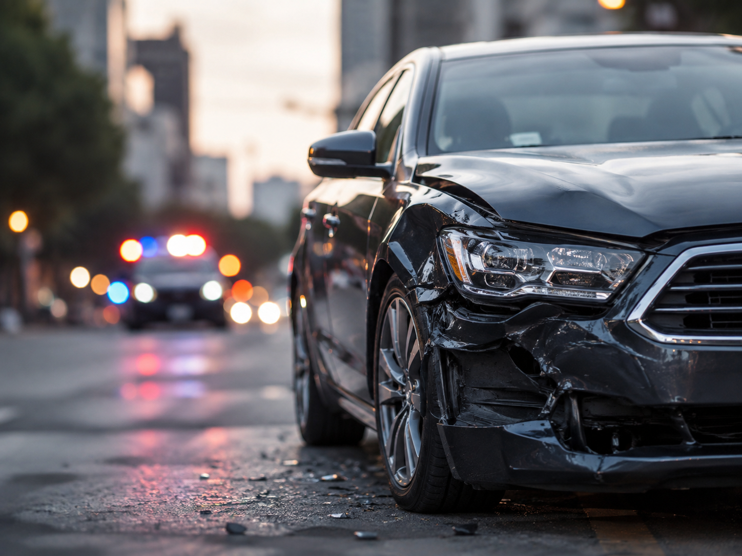 Traffic and roadway in Nassau County, New York