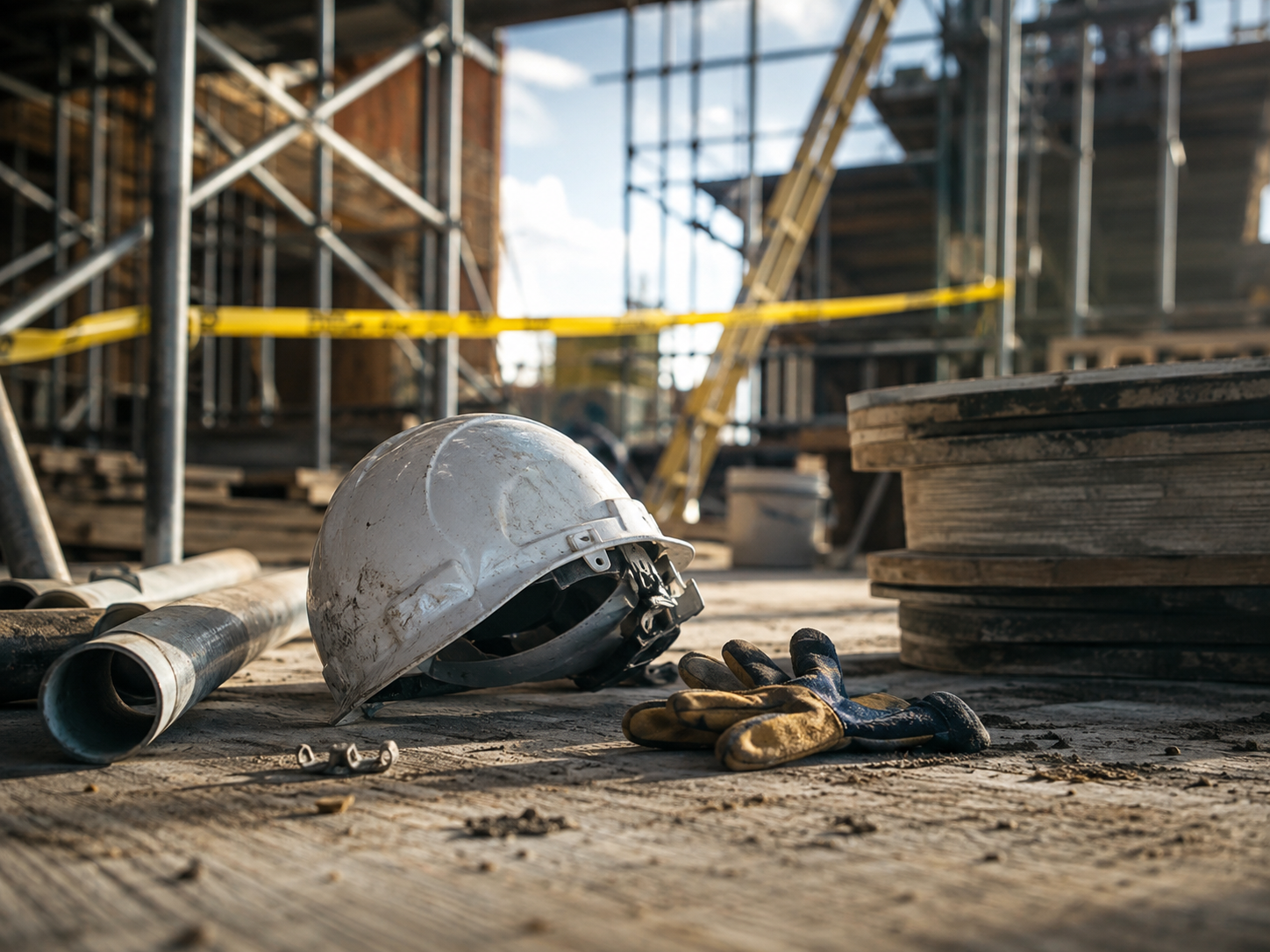 Construction site on Long Island, New York